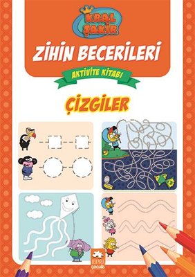 Çizgiler - Kral Şakir Zihin Becerileri Aktivite Kitabı | Eksik Parça