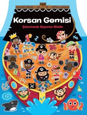 Korsan Gemisi - Çıkartmalı Boyama Kitabı | Doğan ve Egmont Yayıncılık