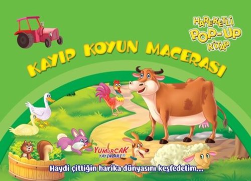 Kayıp Koyun Macerası - Hareketli Pop-up Kitap | Yumurcak Yayınları