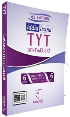 TYT İddialısına 6'Lı Deneme Seti | Karekök Eğitim Yayın (İnce Kapak)
