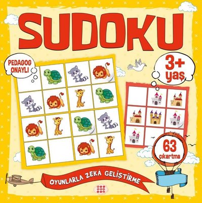 Çocuklar İçin Sudoku 3+Yaş - Çıkartmalı | Dokuz Yayınları
