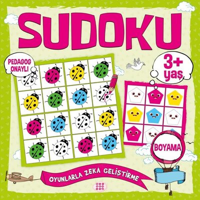 Çocuklar İçin Sudoku - Boyama 3+Yaş | Dokuz Yayınları
