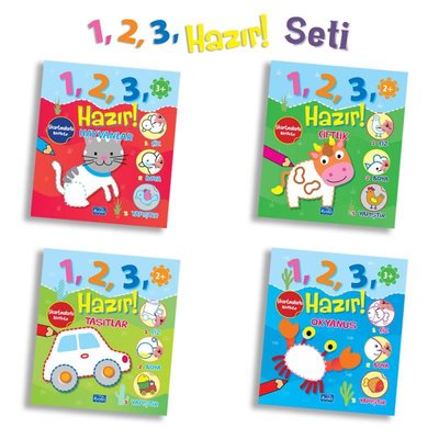 1 - 2 - 3 Hazır Seti - 4 Kitap Takım | Parıltı Yayınları