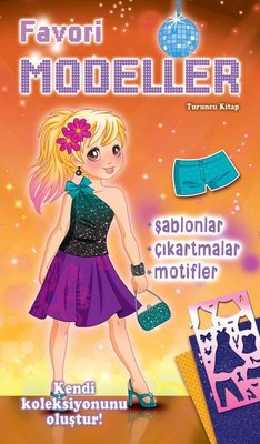 Favori Modeller Turuncu Kitap Şablonlar Çıkartmalar Motifler | Parıltı Yayınları