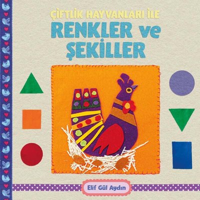 Çiftlik Hayvanları ile Renkler ve Şekiller | Martı Yayınları