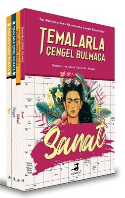 Temalarla Çengel Bulmaca Seti - 4 Kitap Takım | Olimpos Yayınları (İnce Kapak)