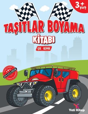 Taşıtlar Boyama Kitabı | Yeti Kitap