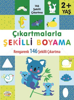 Çıkartmalarla Şekilli Boyama - Rengarenk 146 Şekilli Çıkartma | 0-6 Yaş Yayınları