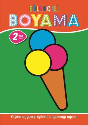Eğlenceli Boyama - 2 Yaş Üstü 4'lü Pastel Boya Hediyeli | Parıltı Yayınları