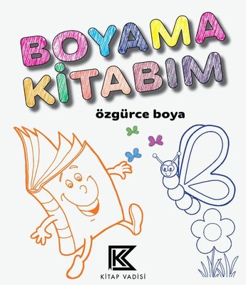 Boyama Kitabım - Özgürce Boya | Kitap Vadisi Yayınları