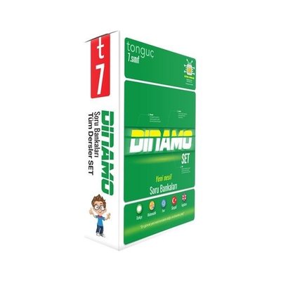 7.Sınıf Dinamo Tüm Dersler Soru Bankası Set | Tonguç Akademi (İnce Kapak)