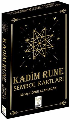 Kadim Rune Sembol Kartları - Kutulu 36 Kart | Feniks Kitap