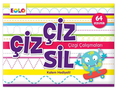 Çiz Çiz Sil-Çizgi Çalışmaları - 64 Etkinlik | Eolo