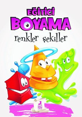 Eğitici Boyama - Renkler Şekiller | Ren Kitap