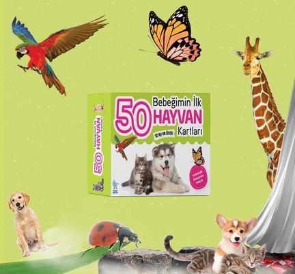 Bebeğimin İlk 50 Hayvan Kartları | Minik Damla
