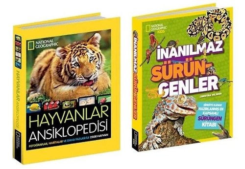 National Geographic Kids Hayvanlar Ansiklopedi Seti - 2 Kitap Takım | Beta Kids (Ciltli)