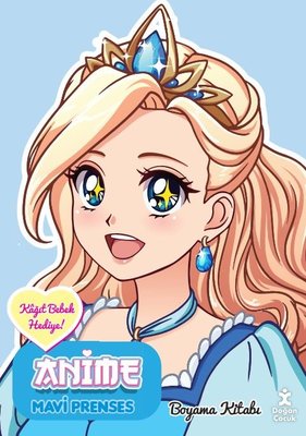 Anime Mavi Prenses Boyama Kitabı | Doğan Çocuk