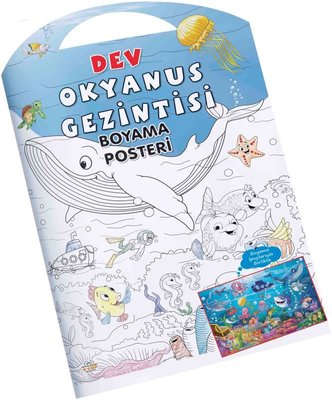 Dev Okyanus Gezintisi - Boyama Posteri | 0-6 Yaş Yayınları