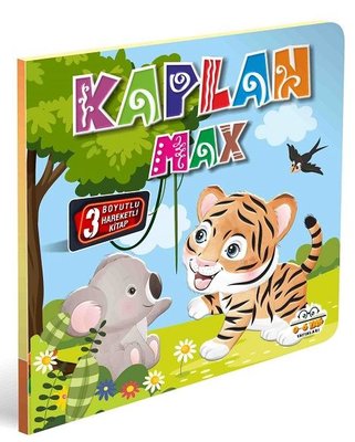Kaplan Max - 3 Boyutlu Hareketli Kitap | 0-6 Yaş Yayınları