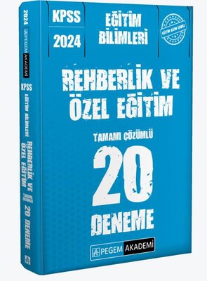 2024 KPSS Eğitim Bilimleri Rehberlik ve Özel Eğitim 20 Deneme | Pegem Akademi Yayıncılık