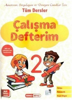 2. Sınıf Tüm Dersler Çalışma Defteri | Kırmızı Beyaz Yayınları-Eğitim