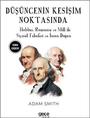 Düşüncenin Kesişim Noktasında - Hobbes Rousseau ve Mill İle Siyaset Felsefesi ve İnsan Doğası | Gece Kitaplığı