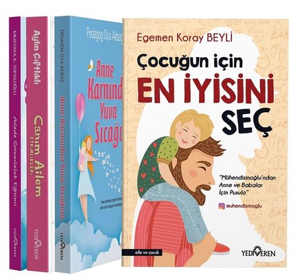 Çocuk Eğitim Seti - 4 Kitap Takım | Yediveren Yayınları