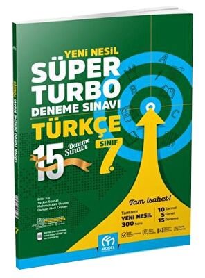 7. Sınıf Türkçe Yeni Nesil Süper Turbo Deneme Sınavı | Model Eğitim Yayınları