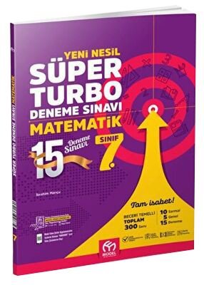 7. Sınıf Matematik Yeni Nesil Süper Turbo Deneme Sınavı | Model Eğitim Yayınları