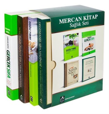 Mercan Sağlık Seti - Gerçek Şifa, Doğu Tıbbı, Nebevi Tıp, Şifa Hazinesi - 4 Kitap Kutulu Set | Mercan Kitap