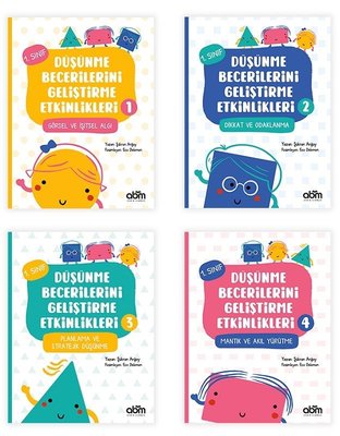 Düşünme Becerilerini Geliştirme Etkinlikleri Serisi Seti - 4 Kitap Takım | Abm Yayınevi