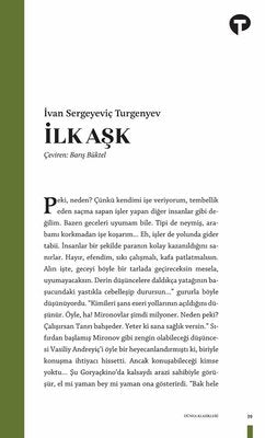 İlk Aşk | Turkuvaz Kitap