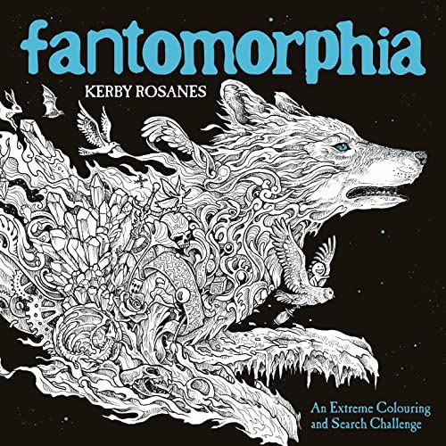 Fantomorphia (Kerby Rosanes Extreme Colouring) kitap kapağı