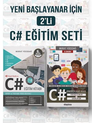 2'li C# Eğitim Seti - 2 Kitap Takım | Dikeyeksen (İnce Kapak)