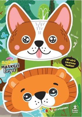 Sevimliler Kawaii Maskeli Boya! Bir Sürü Çıkartma Hediye! | Doğan Çocuk