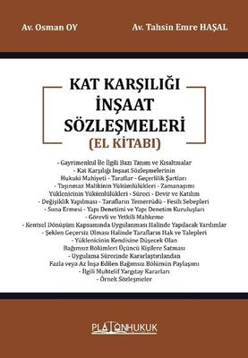 Kat Karşılığı İnşaat Sözleşmeleri (El Kitabı) | Platon Hukuk Yayınevi
