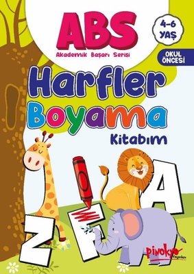ABS Harfler Boyama Kitabım 4 - 6 Yaş | Pinokyo