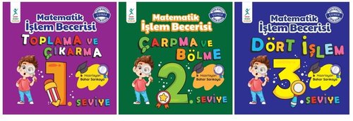 Matematik İşlem Becerisi Seti - 3 Kitap Takım | Çocuk Gelişimi Yayınları