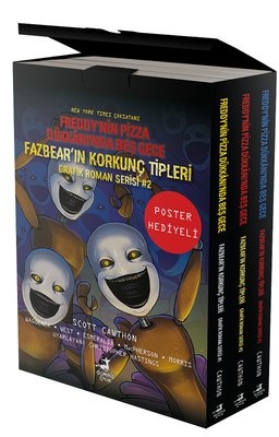 Fazbear'ın Korkunç Tipleri Çizgi Roman Seti - 3 Kitap Takım | Olimpos Çocuk (İnce Kapak)