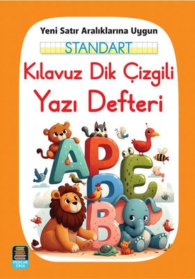 Standart Kılavuz Dik Çizgili Yazı Defteri 16 x 24 | Mercan Okul