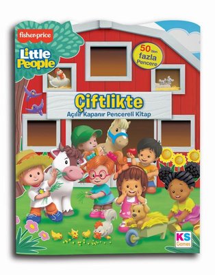 Fisher Prace Little People - Çiftlikte - Açılır Kapanır Pencereli Kitap | Ks Games