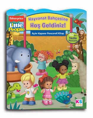 Fisher Prace Little People - Hayvanat Bahçesine Hoşgeldiniz! Açılır Kapanır Pencereli Kitap | Ks Games