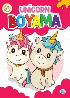 Neşeli Unicorn Boyama | Dokuz Yayınları
