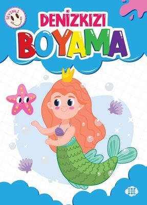 Sevimli Denizkızı Boyama | Dokuz Yayınları