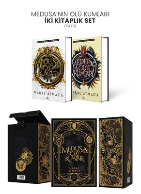Medusa'nın Ölü Kumları Seti - 2 Kitap Takım - Kutulu | Ephesus Yayınları (Ciltli)