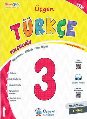 3. Sınıf Beceri Temelli Türkçe Yolculuğu | Üçgen Yayınları (İnce Kapak)