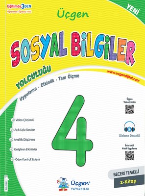 4. Sınıf Beceri Temelli Sosyal Bilgiler Yolculuğu | Üçgen Yayınları (İnce Kapak)