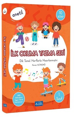 Anetil - İlk Okuma Yazma Seti - 10 Kitap Takım | Parıltı Yayınları (İnce Kapak)