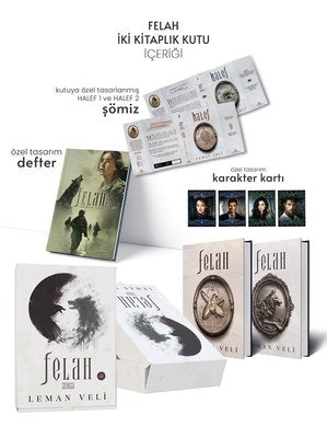 Felah Serisi Seti - 4 Kitaplık Hediyeli Özel Kutu | Ephesus Yayınları (Ciltli)