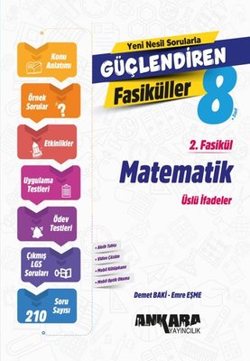 8. Sınıf Matematik Güçlendiren 2. Fasikül | Ankara Yayıncılık (İnce Kapak)